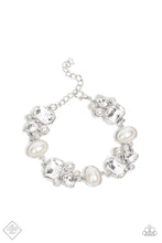 Load image into Gallery viewer, Paparazzi ~ Sensational Showstopper ~ White Necklace and Bracelet Set (Fashion Fix Exclusive)