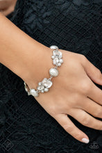 Load image into Gallery viewer, Paparazzi ~ Sensational Showstopper ~ White Necklace and Bracelet Set (Fashion Fix Exclusive)
