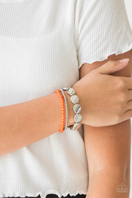 Paparazzi ~ Beyond The Basics ~ Orange Bracelet