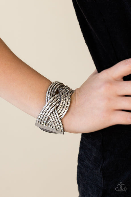 Paparazzi ~ Big City Shimmer ~ Silver Urban Bracelet