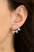 Load image into Gallery viewer, Paparazzi ~ Big Reputation ~ White  Double-Sided Post Earrings