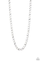 Load image into Gallery viewer, Paparazzi ~ Big Win ~ Men&#39;s  Silver Urban Necklace
