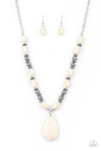 Load image into Gallery viewer, Paparazzi ~ Blazing Saddles ~ White Necklace Set