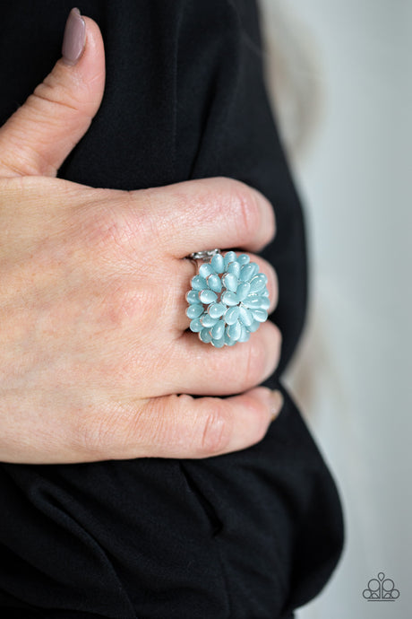 Paparazzi - Bloomin Bloomer - Blue Ring