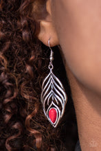 Load image into Gallery viewer, Paparazzi ~ Bold Little Bird ~ Red Earrings