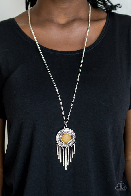 Paparazzi ~ Bon VOYAGER ~ Yellow Necklace Set