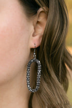 Load image into Gallery viewer, Paparazzi ~ Boom Boom Knock You Out! ~ Black/Gunmetal Necklace Set - Klassy Jewelz Boutique