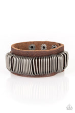 Load image into Gallery viewer, Paparazzi - Boondock Bandit - Black Urban Bracelet (Men&#39;s)