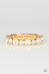 Paparazzi ~ Born To Bedazzle ~ Gold Bracelet