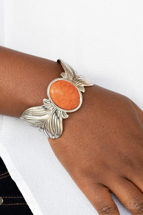 Paparazzi ~ Born to Soar ~ Orange Cuff Bracelet