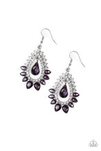 Load image into Gallery viewer, Paparazzi ~ Boss Brilliance ~ Purple Earrings