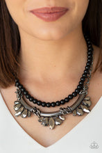 Load image into Gallery viewer, Paparazzi ~ Bow Before The Queen ~ Black Necklace Set