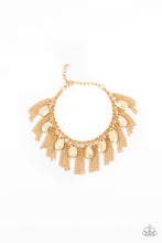 Load image into Gallery viewer, Paparazzi ~ Bragging Rights ~ Gold Necklace and Bracelet Set