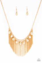 Load image into Gallery viewer, Paparazzi ~ Bragging Rights ~ Gold Necklace Set