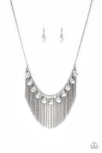 Load image into Gallery viewer, Paparazzi ~ Bragging Rights ~ Silver Necklace Set