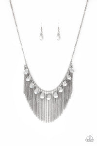 Paparazzi ~ Bragging Rights ~ Silver Necklace and Bracelet Set