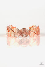 Load image into Gallery viewer, Paparazzi ~ Braided Brilliance ~ Copper Cuff Bracelet