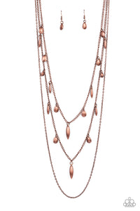 Paparazzi ~ Bravo Bravado ~ Copper Necklace Set