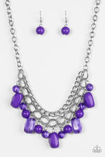Load image into Gallery viewer, Paparazzi ~ Brazilian Bay ~ Purple Necklace Set