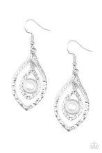 Load image into Gallery viewer, Paparazzi ~ Breaking Glass Ceilings ~ White Earrings
