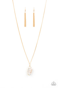 Paparazzi ~ Breaking Out Of My Shell ~ Gold Necklace Set