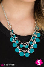 Load image into Gallery viewer, Paparazzi ~ Bright Horizons ~ Blue Necklace Set