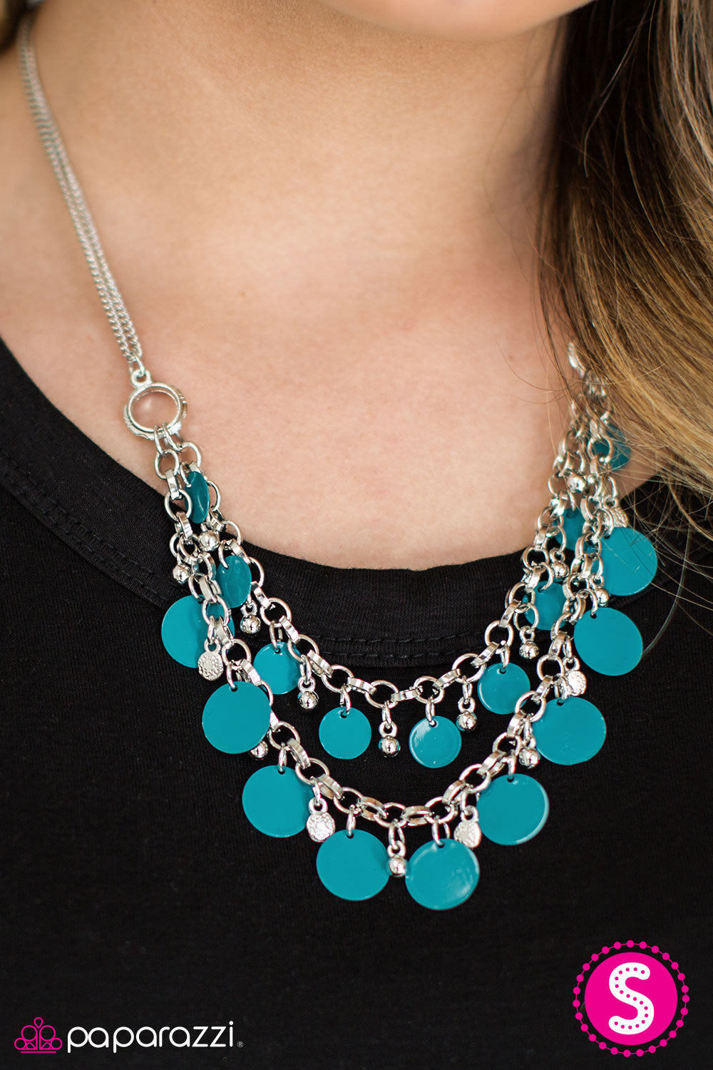 Paparazzi ~ Bright Horizons ~ Blue Necklace Set
