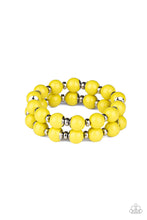 Load image into Gallery viewer, Paparazzi ~ Bubble Blast Off ~ Yellow Bracelet