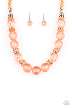 Load image into Gallery viewer, Paparazzi ~ Bubbly Beauty ~ Orange Necklace Set
