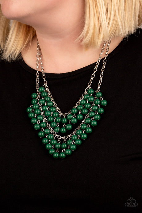 Paparazzi ~ Bubbly Boardwalk ~ Green Necklace Set