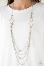 Load image into Gallery viewer, Paparazzi ~ Bubbly Bright ~ Brown Necklace Set