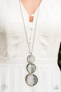 Paparazzi ~ Buckle Down ~  Multi Necklace Set (Fashion Fix Exclusive)