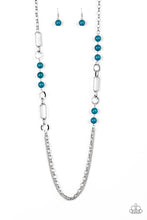 Load image into Gallery viewer, Paparazzi ~ CACHE Me Out ~ Blue Necklace Set