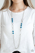 Load image into Gallery viewer, Paparazzi ~ CACHE Me Out ~ Blue Necklace Set