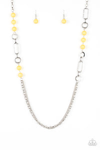 Paparazzi ~ CACHE Me Out ~ Yellow Necklace Set