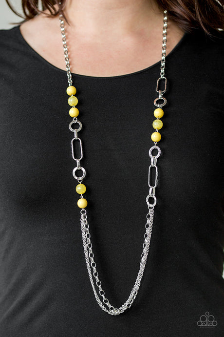 Paparazzi ~ CACHE Me Out ~ Yellow Necklace Set