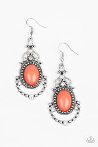 Paparazzi ~ CAMEO and Juliet ~ Orange Earrings
