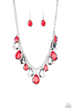 Load image into Gallery viewer, Paparazzi ~ CLIQUE-bait ~ Red Necklace Set