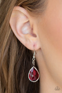 Paparazzi ~ CLIQUE-bait ~ Red Necklace Set