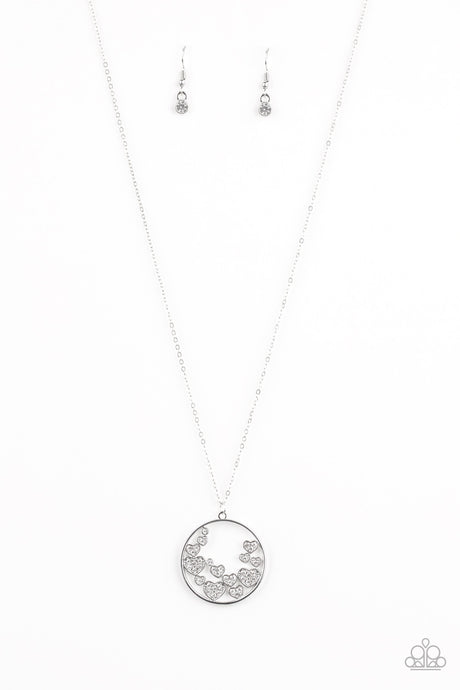 Paparazzi - Call Me Cupid - White Necklace Set