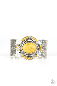 Paparazzi ~ Canyon Crafted ~ Yellow Cuff Bracelet