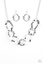 Load image into Gallery viewer, Paparazzi ~  Capital Contour ~ Silver Necklace Set