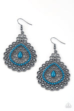Load image into Gallery viewer, Paparazzi ~ Carnival Courtesan ~ Blue Earrings