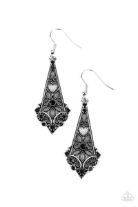 Paparazzi ~ Casablanca Charisma ~ Black Earrings
