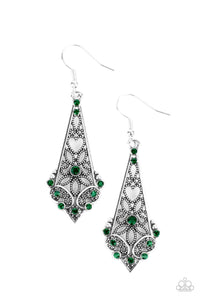 Paparazzi ~ Casablanca Charisma ~ Green Earrings