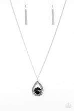 Load image into Gallery viewer, Paparazzi ~ Castle Cabaret ~ Black Necklace Set