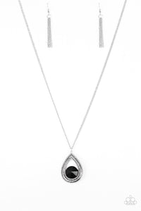 Paparazzi ~ Castle Cabaret ~ Black Necklace Set