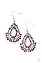 Load image into Gallery viewer, Paparazzi - Castle Collection - Red Earrings