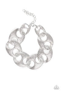Paparazzi ~ Casual Connoisseur ~ Silver Bracelet