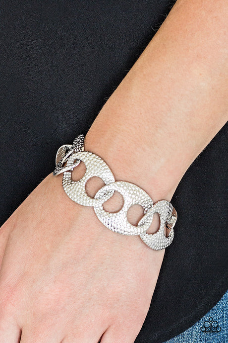 Paparazzi ~ Casual Connoisseur ~ Silver Bracelet